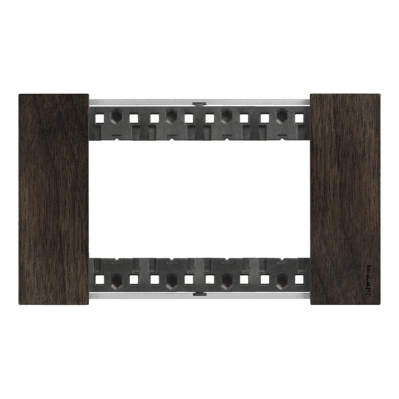 BTICINO KA4804LG - Placca Noce 4 moduli Living Now - Noce