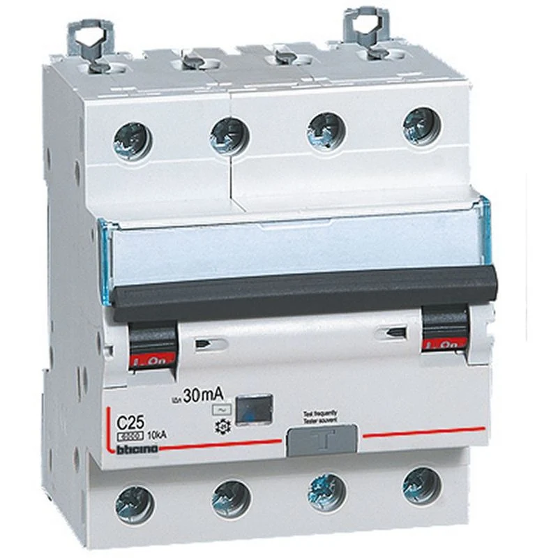 BTICINO GN8843AC25 - BTDIN60 - magn diff AC 4P 25A 6KA 30MA