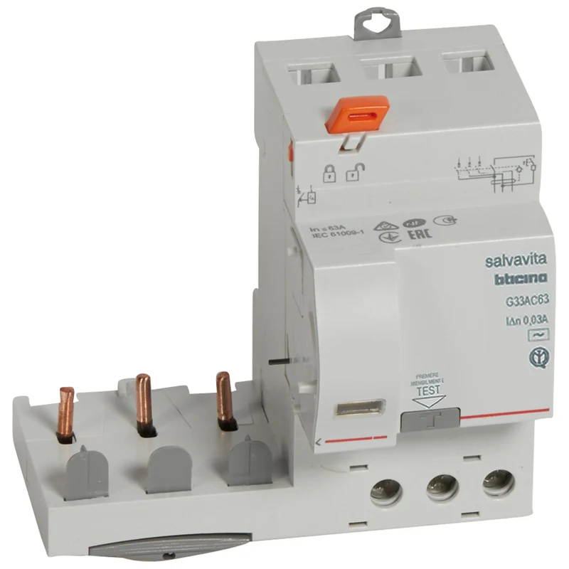 BTICINO G33A63 - BTIDIN - BDA G2 63A 3P 30MA A