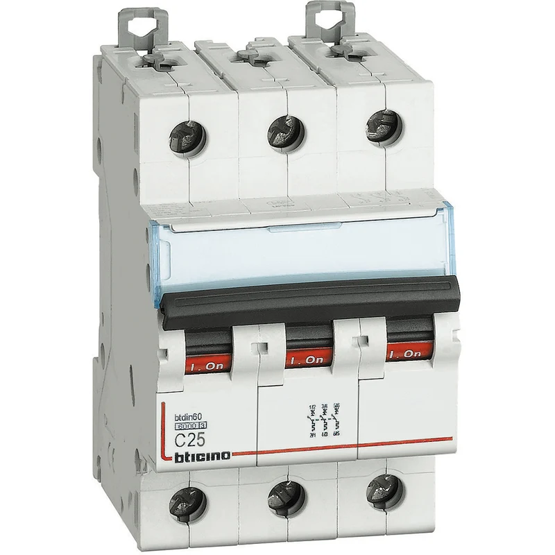 BTICINO FN83C25 - BTIDIN60 - Magnetot 3P curva C 25A 6KA