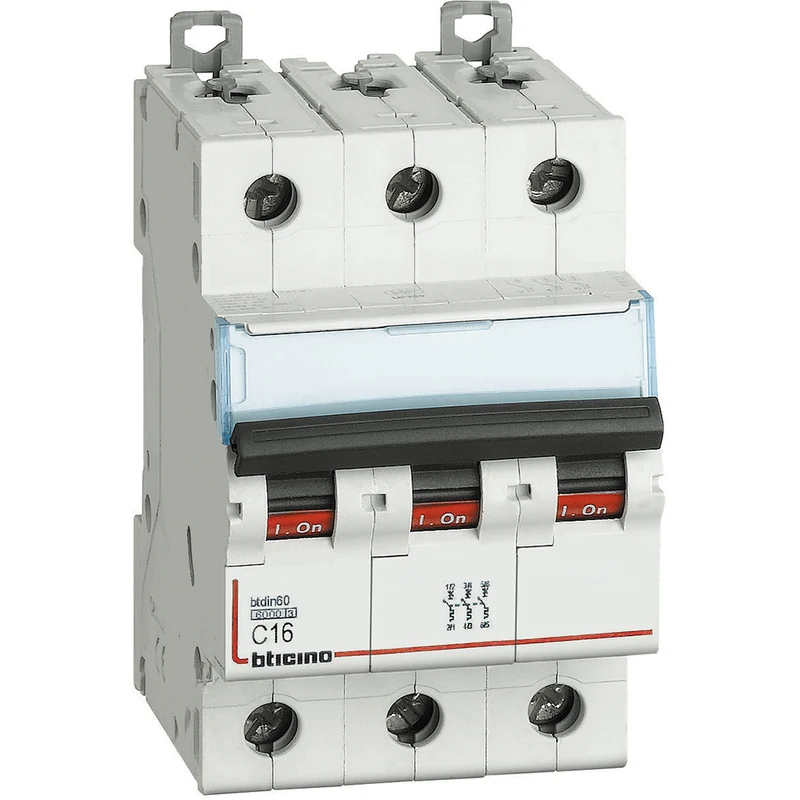 BTICINO FN83C16 - BTIDIN60 - Magnetot 3P curva C 16A 6KA