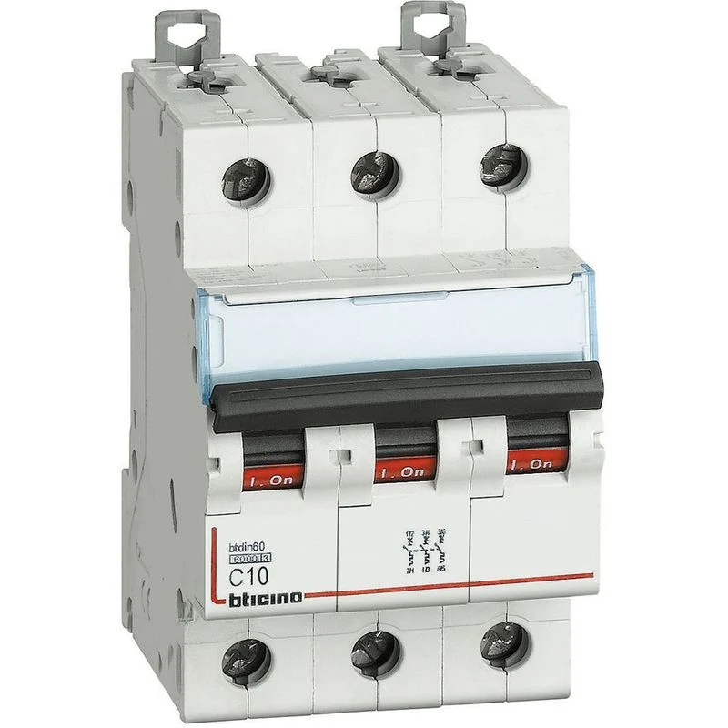 BTICINO FN83C10 - BTIDIN60 - Magnetot 3P curva C 10A 6KA