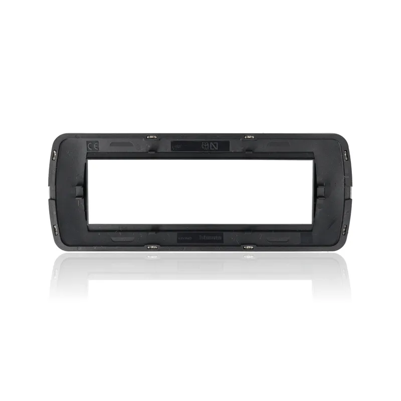 BTICINO L4807ACS - Living Int - Placca 7P Acciaio Spazzolato