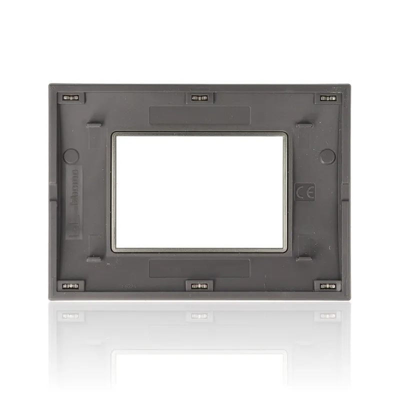 BTICINO LNA4803ACS - Placca 3P Acciaio Spazzolato