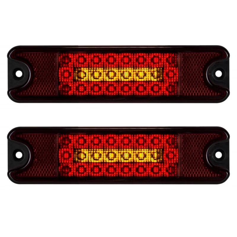 Set di luci LED sottili per rimorchio / 190 x 50 mm