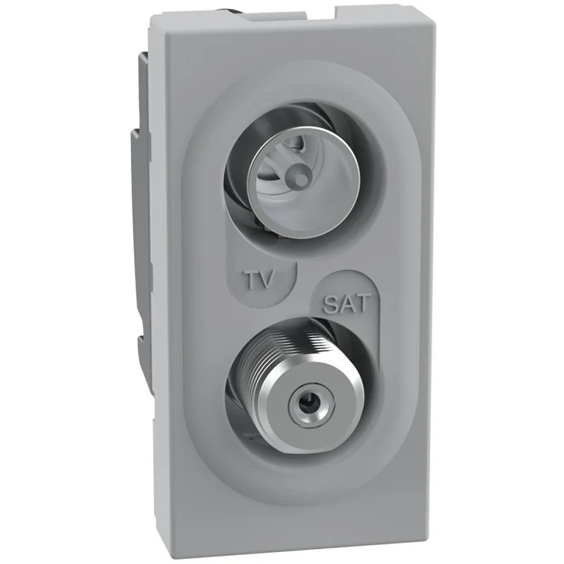 Presa tv BTicino MatixGo grigia satellite + tv - JG4214D