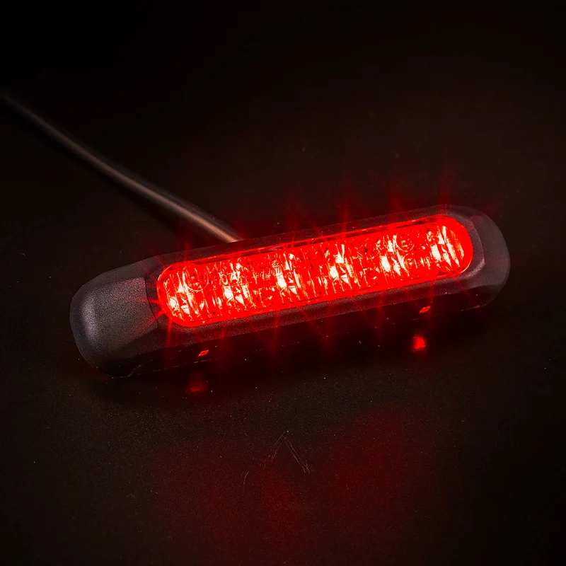 Fristom Dark Smoked Lens LED Strobe Light / Red