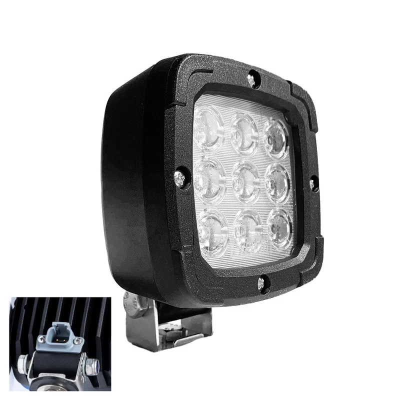 Fristom Premium LED Work Lamps 1800 Lumen with Deutsch DT Connector Socket