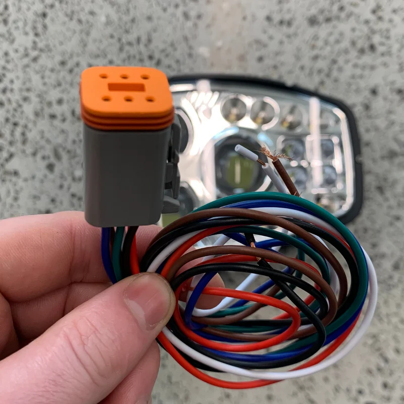 Faro anteriore Teleporter omologato E con abbaglianti, anabbaglianti, indicatori di direzione e luci diurne