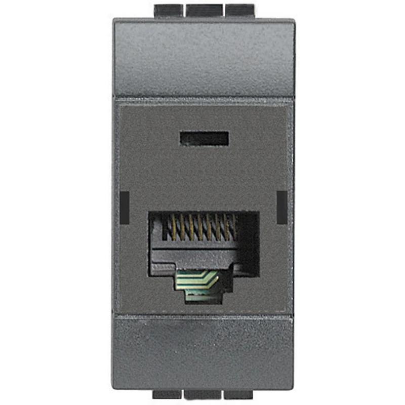 BTICINO L4262C6 - Connettore Rj45 Categoria 6 Utp - Antracite - LivingLight