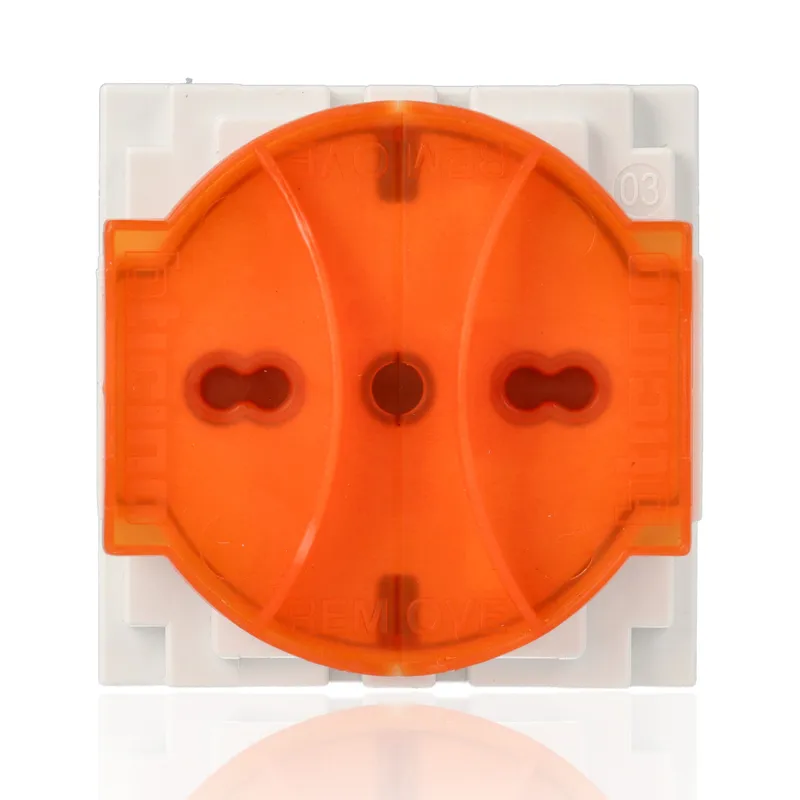 BTICINO KW4140A16F - Presa "Flat" Standard Tedesco E Bipasso 10/16A 250 V Ac - Bianco - Now