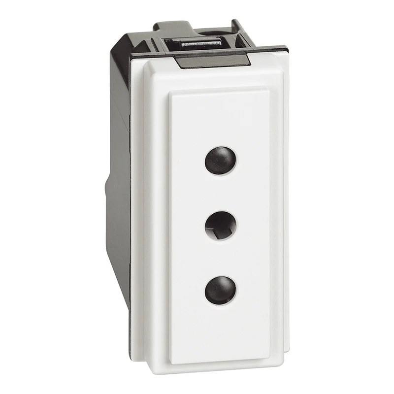 BTICINO KW4113 - Presa 2 P+T 10 A, 250 Va.C. - Bianco - Now