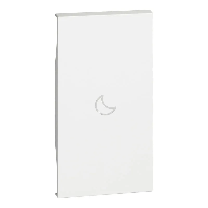 BTICINO KW01MH2BED - Cover Illuminabile - Simbolo Letto - Bianco - Now