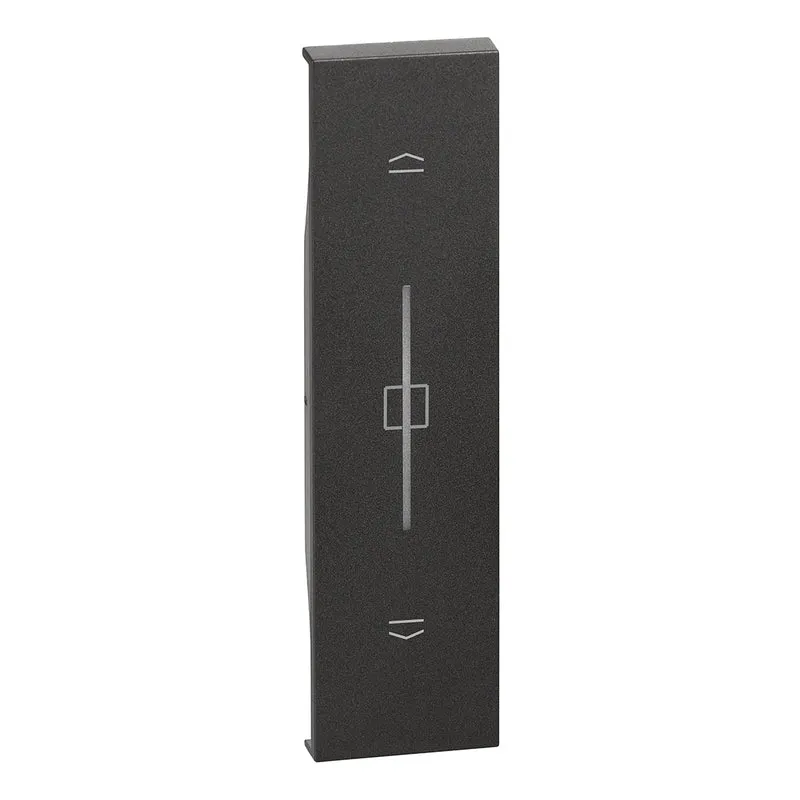 BTICINO KG32 - Cover Illuminabile Per Comando Tapparella Connesso - Nero - Now