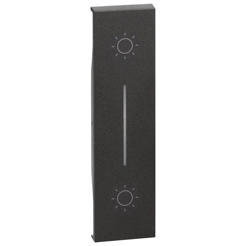 BTICINO KG05L - Cover Illuminabile Per Pulsante Non Interbloccato - Nero - Now