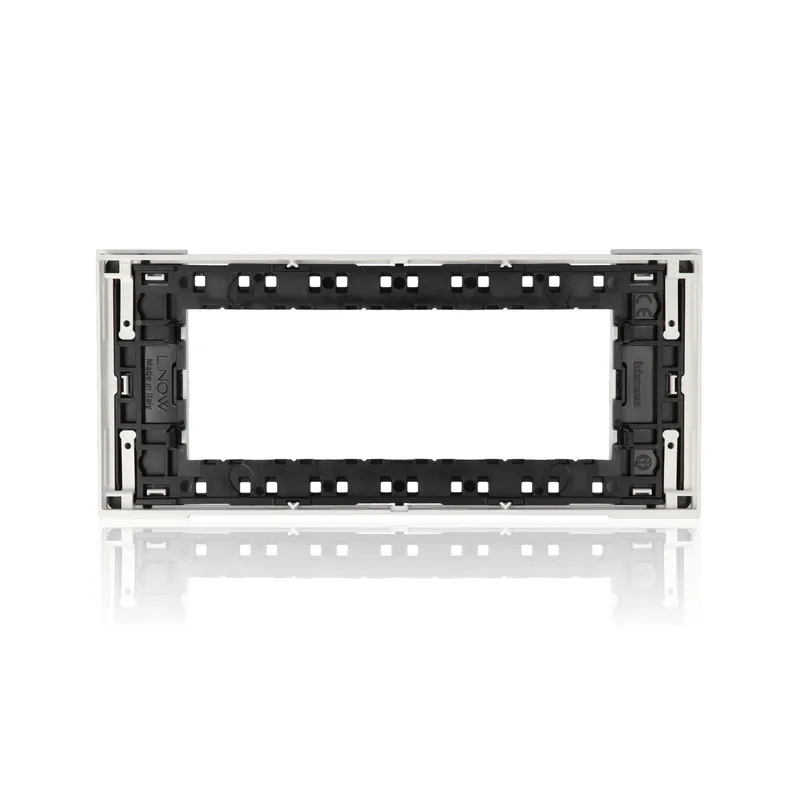 BTICINO KA4806DW - Placca 6 Moduli - Ghiaccio - Now