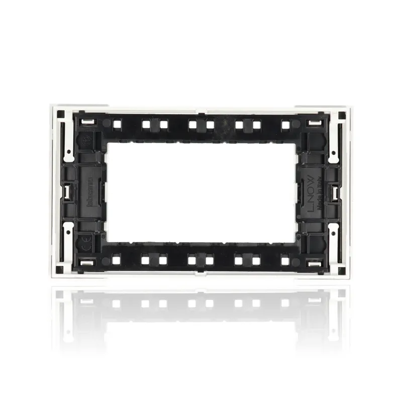 BTICINO KA4804DW - Placca 4 Moduli - Ghiaccio - Now