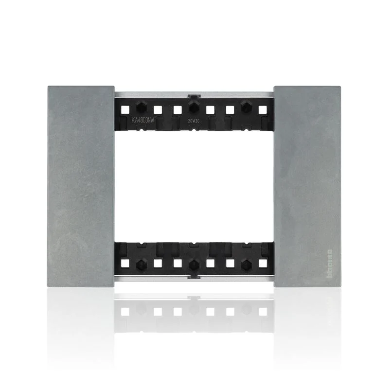 BTICINO KA4803NW - Placca 3 Moduli - Moon - Now