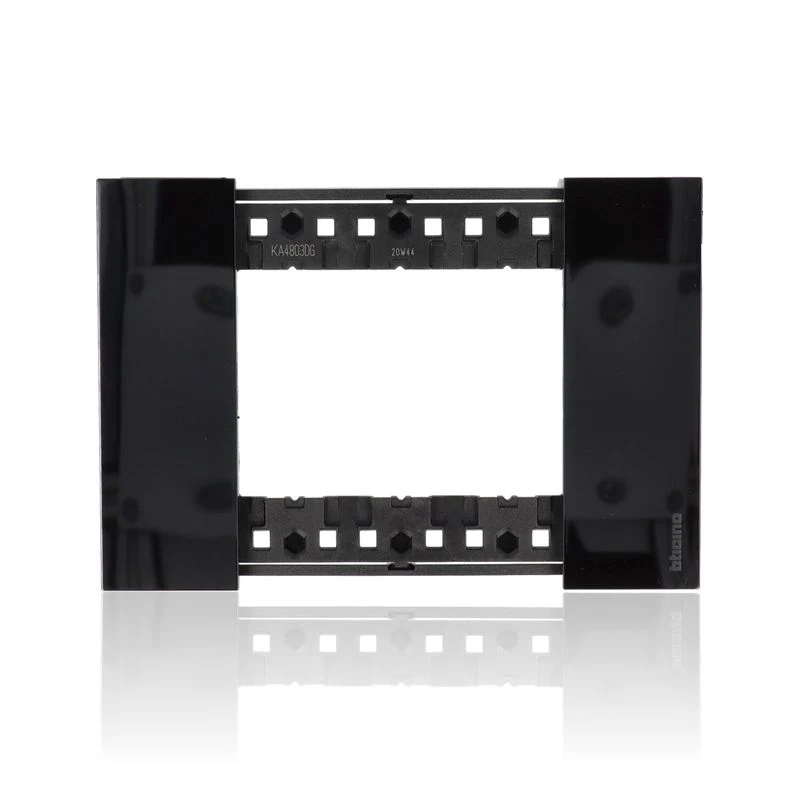 BTICINO KA4803DG - Placca 3 Moduli - Notte - Now