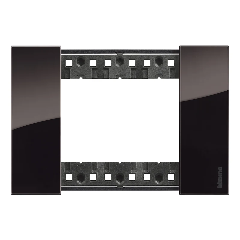 BTICINO KA4803DG - Placca 3 Moduli - Notte - Now