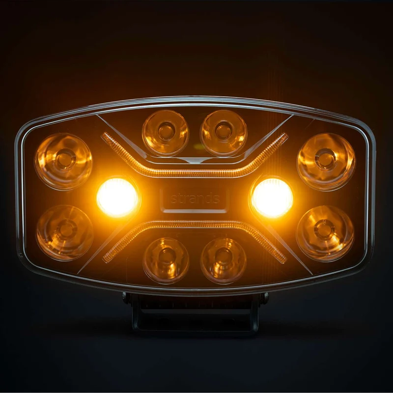 Strands Dark Knight Insane Driving Lamp with Hazard Warning Strobe Lights