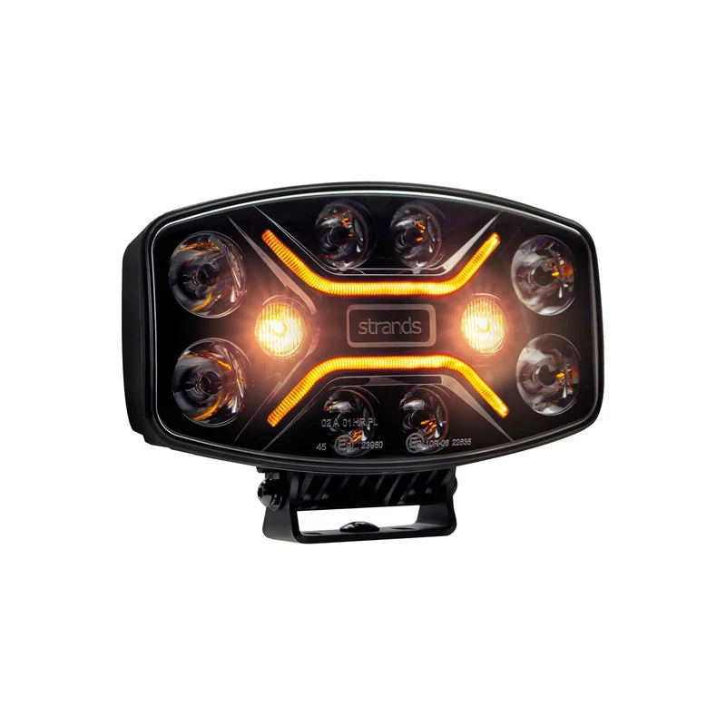 Strands Dark Knight Insane Driving Lamp with Hazard Warning Strobe Lights