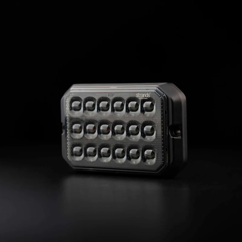 Strands Dark Knight Duo Strobe 18 LED Warning Light / Amber & White