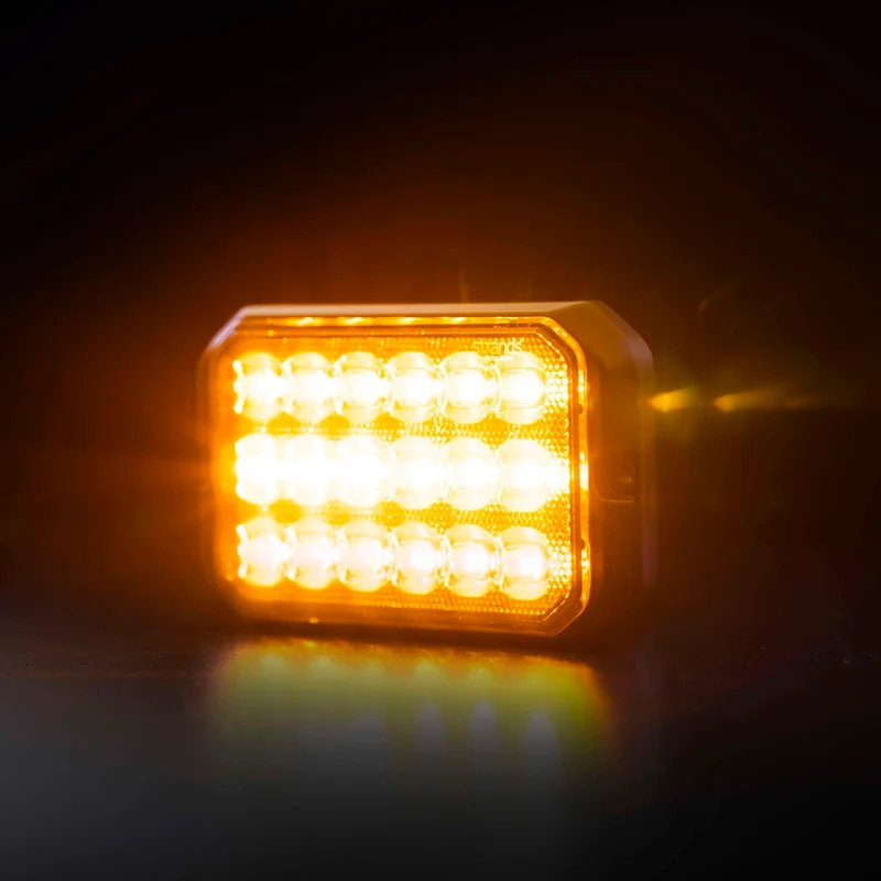 Strands Dark Knight Duo Strobe 18 LED Warning Light / Amber & White