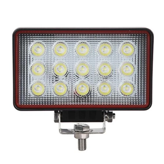 Faro da lavoro rettangolare a LED con Flood Beam 45w / LED Autolamps Gamma Red Line