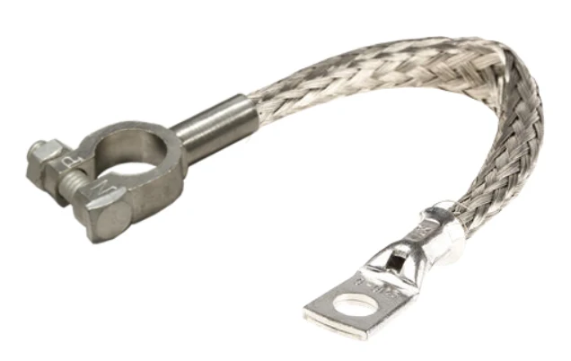 Braided Ring / Terminal Earth Strap 600mm