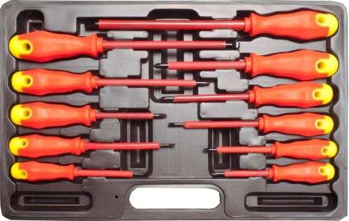 Electrical Screwdriver Set, 11 Piece