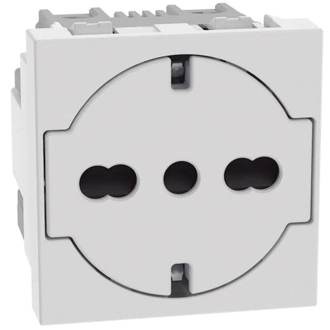Presa P40 flat BTicino MatixGo bianco JW4140A16F