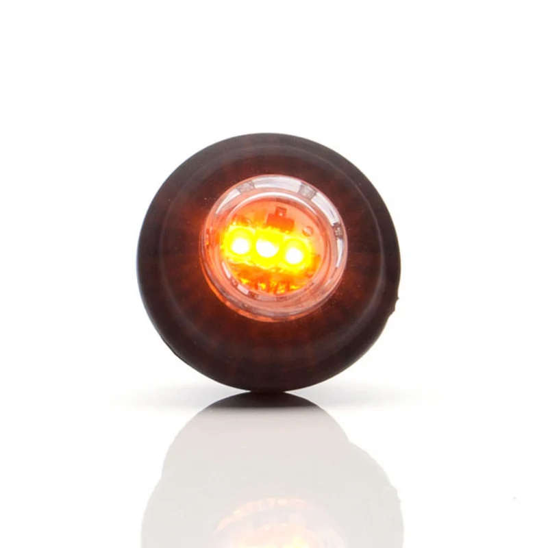 Strisce di piccole luci di posizione rotonde a pressione / Tipo a pulsante / Guarnizione piatta