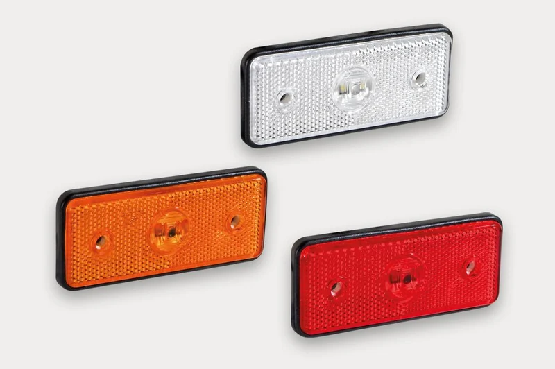 Slimline Rectangular LED Marker Light with Reflector