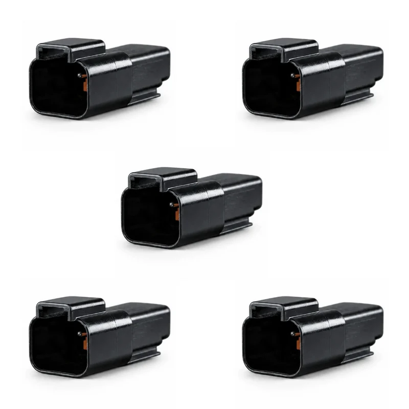 Pack of 5 Strands Pro DEUTSCH DT Connectors / 2 Way