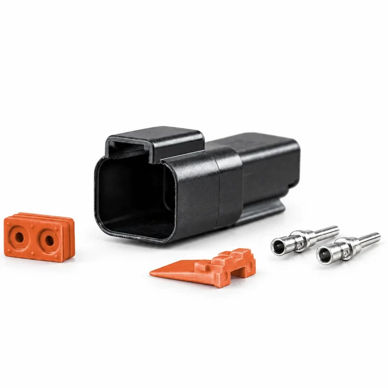 Pack of 5 Strands Pro DEUTSCH DT Connectors / 2 Way