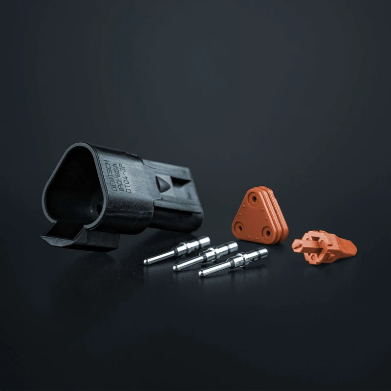 Pack of 5 Strands Pro DEUTSCH DT Connectors / 3 Way