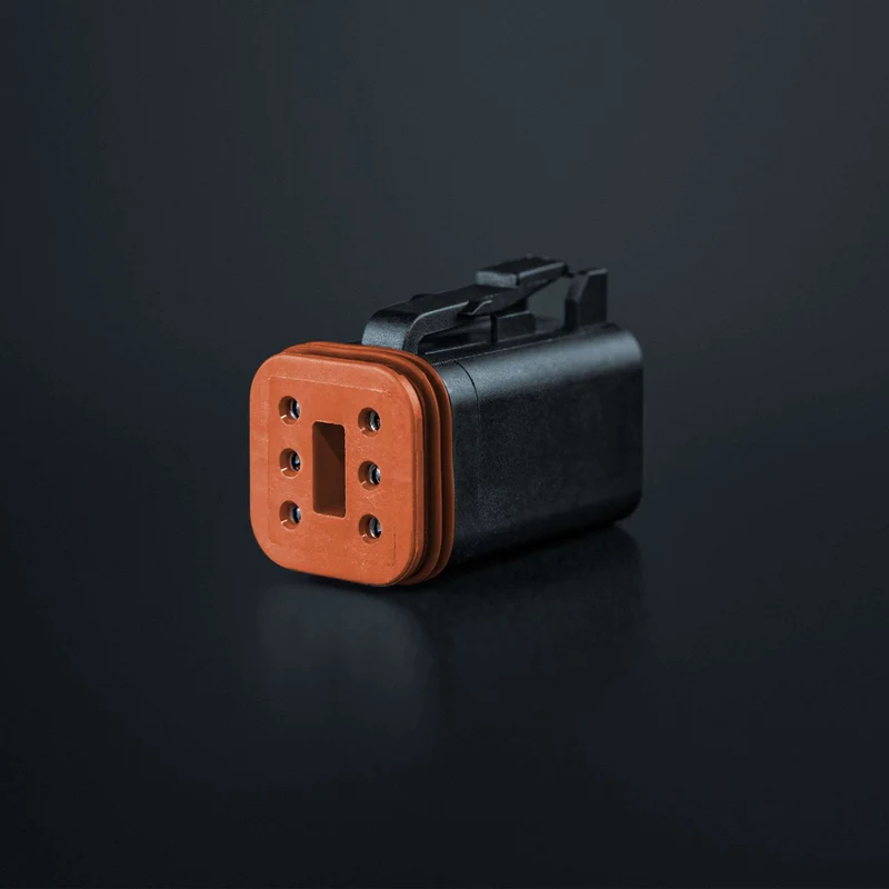 Pack of 5 Strands Pro DEUTSCH DT Connector Plugs / 6 Way