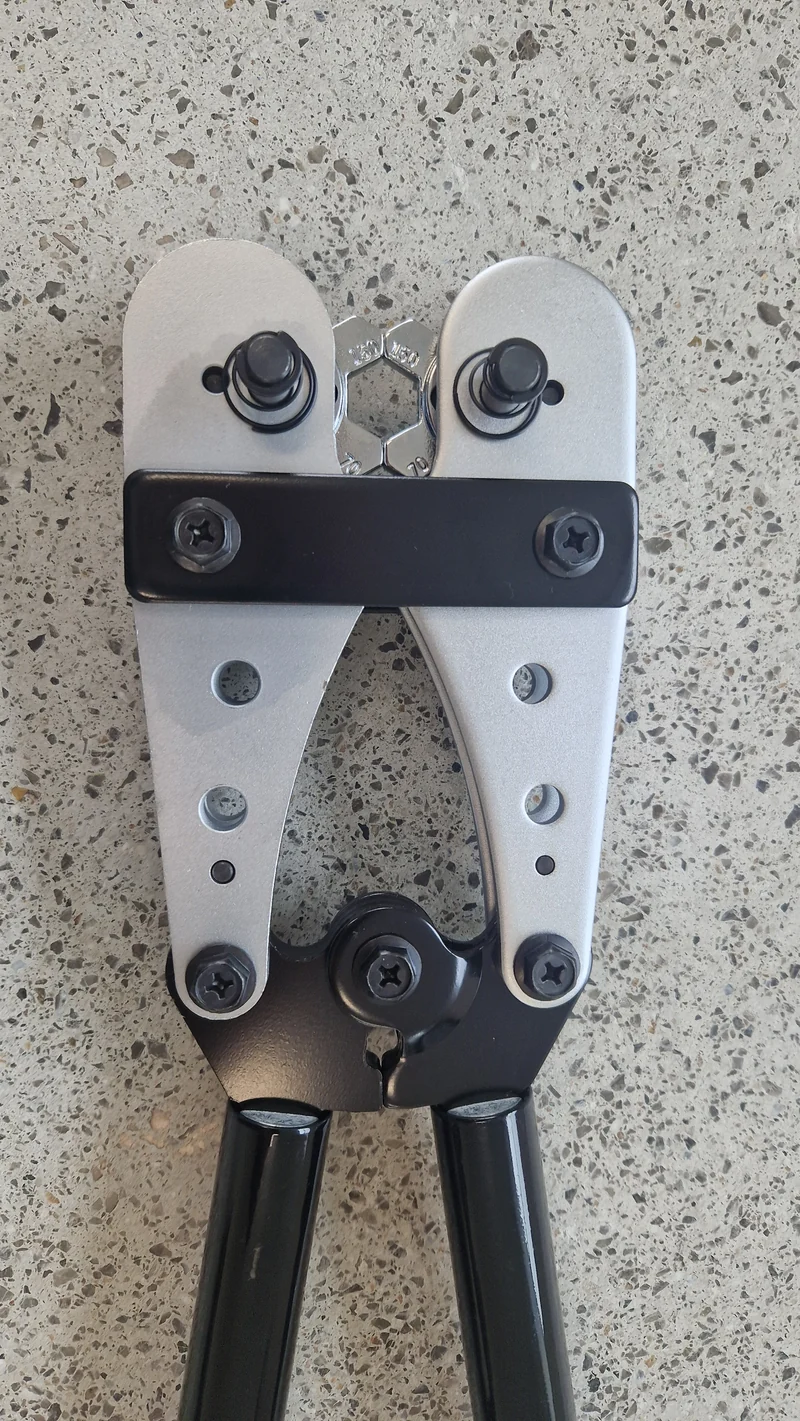 Heavy Duty Crimper for Copper Tube Terminals / 25-150mm²