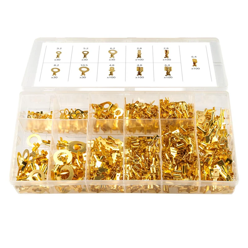 Assorted Non-Insulated Crimp Terminals