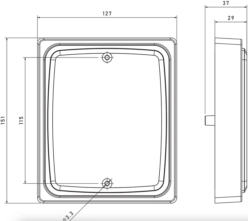 Fristom FT-323 & 324 Block Lamp Mounting Frames