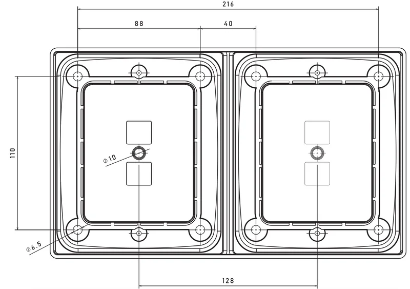 Fristom FT-323 & 324 Block Lamp Mounting Frames