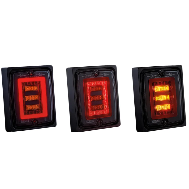 Faro Fristom FT-323 con stop, luce posteriore e indicatore di direzione