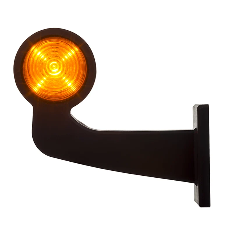 Faro di segnalazione danese vecchio stile a braccio lungo / Ambra e Ambra
