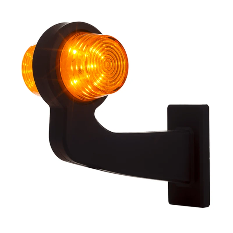 Faro di segnalazione danese vecchio stile a braccio lungo / Ambra e Ambra