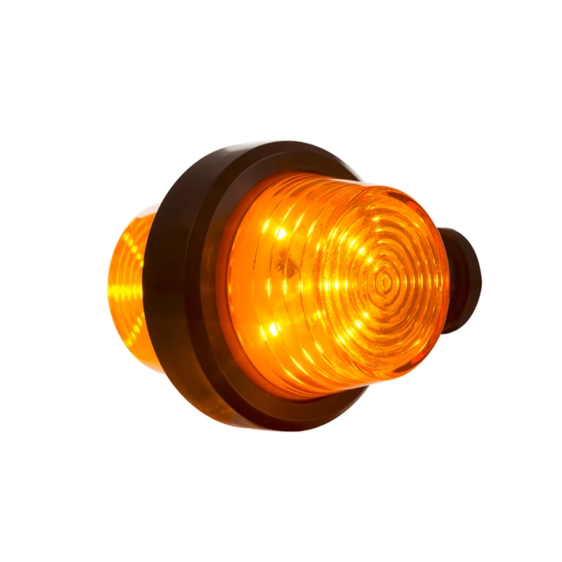 Old School Danish Short Indicator Marker Light / Amber