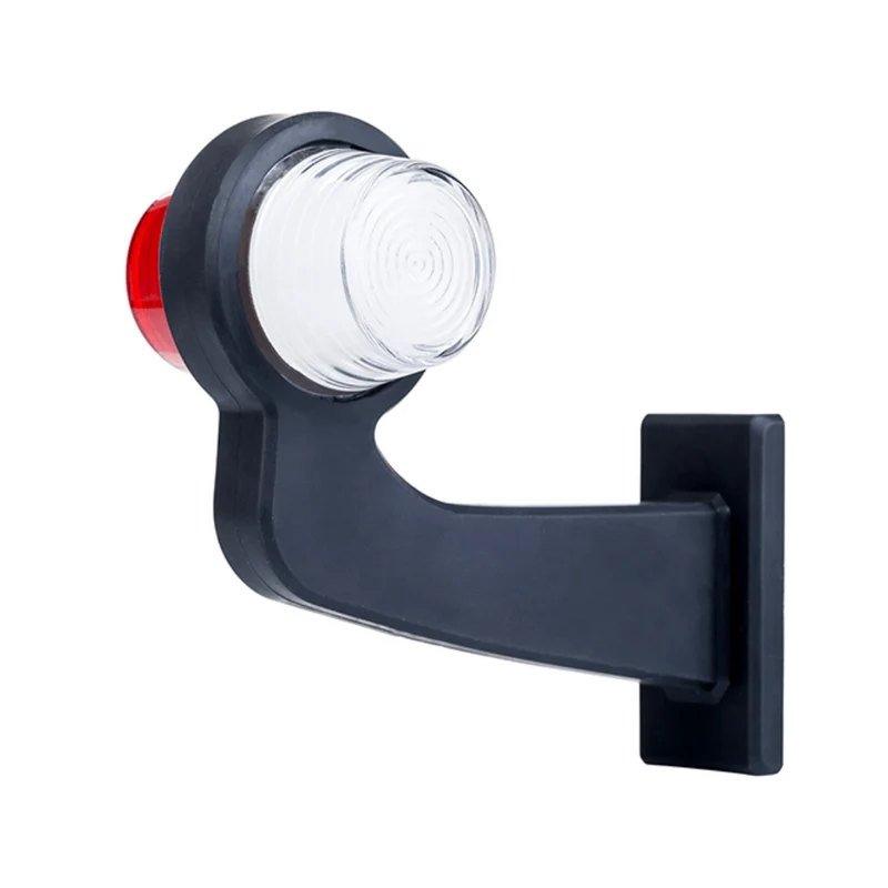 Old School Danish LED Outline Marker Lights / Red & Clear Neon Lens