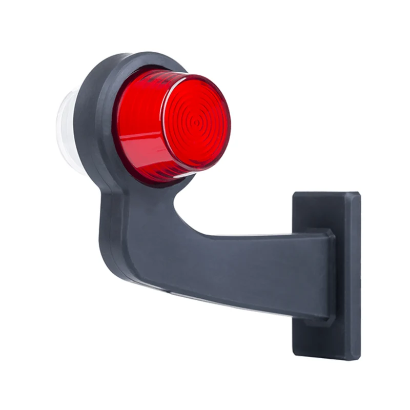 Old School Danish LED Outline Marker Lights / Red & Clear Neon Lens