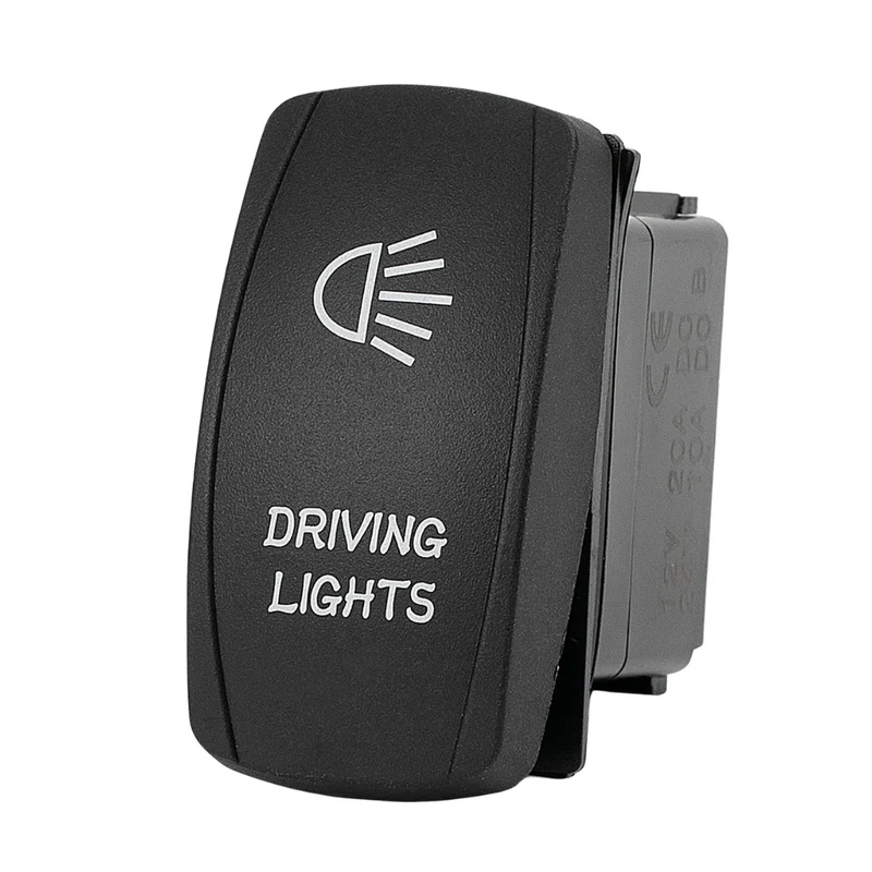 Rectangular ON-OFF Rocker Switch with LEDs / Driving Lights
