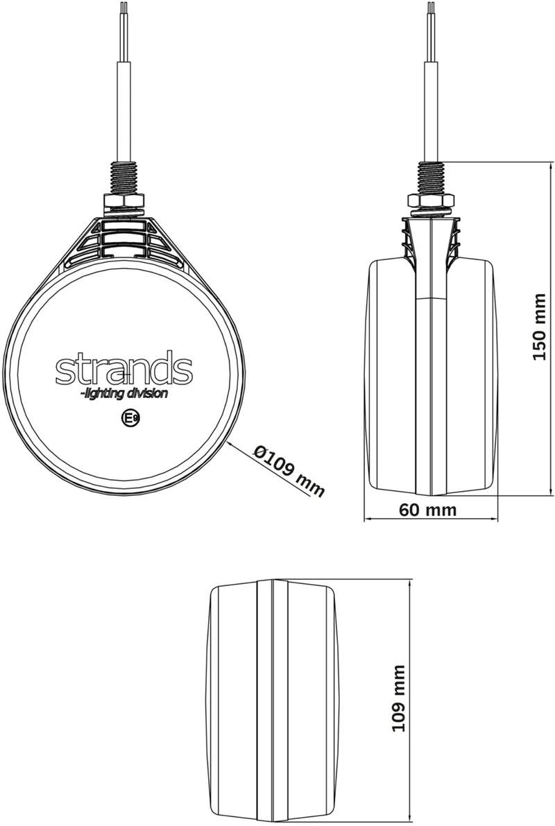 Strands FOR9T Spanish Lollipop Light / Amber LEDs